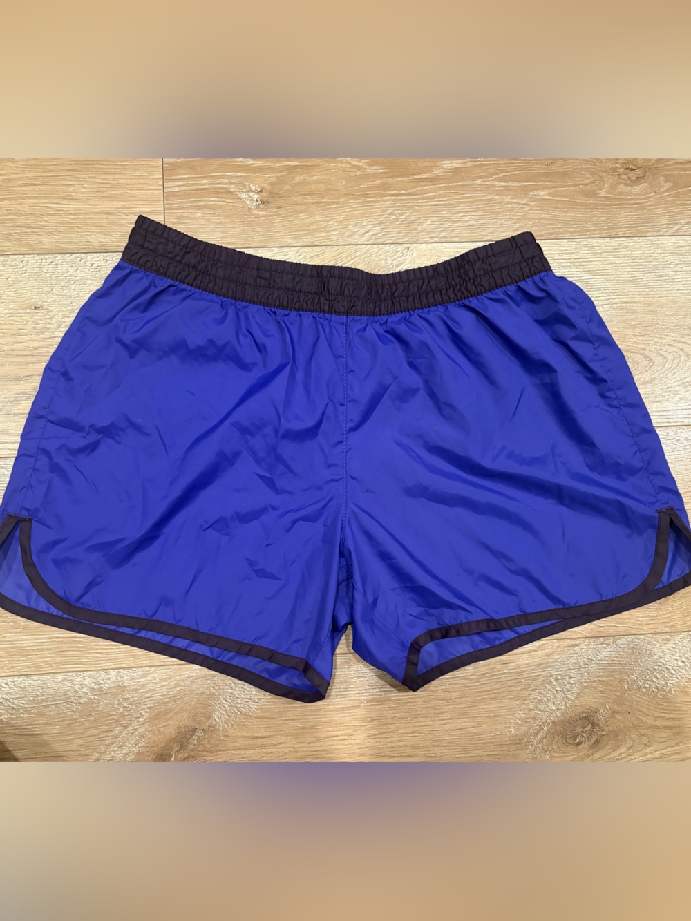 Reebok Purple Athletic Shorts with Dark Waistband
